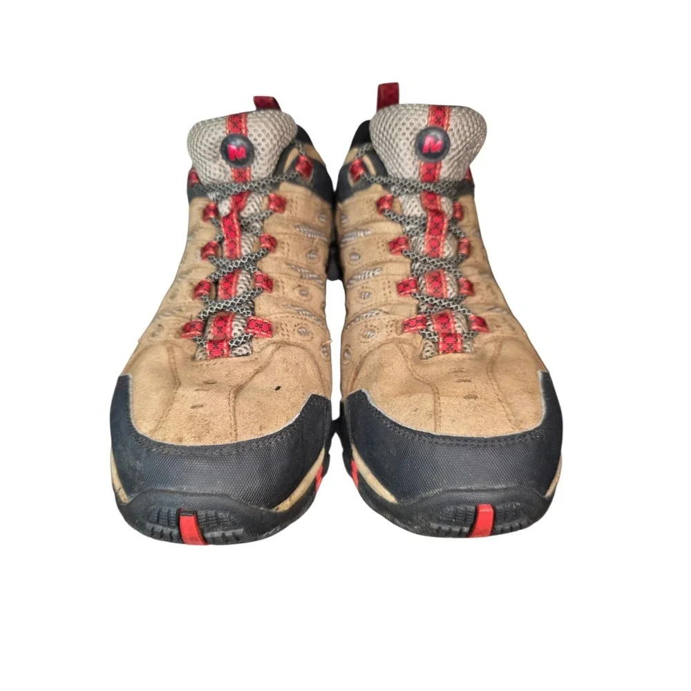 Merrell Crosslander 2 Hiking Shoes Mens 11.5 Brown Suede Trail Outdoor Lace Up